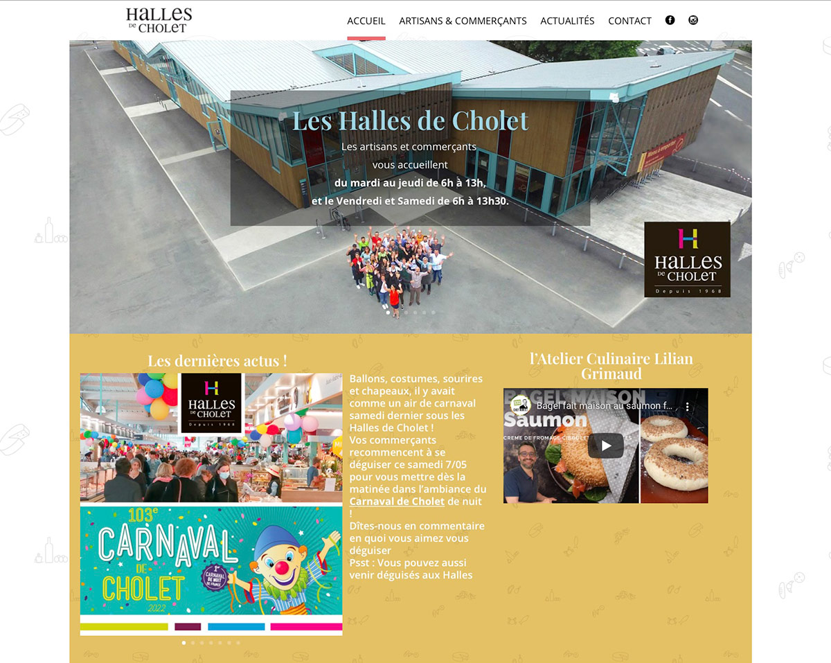 les-halles-de-cholet-site-internet Agence de création digitale : site internet, création graphique