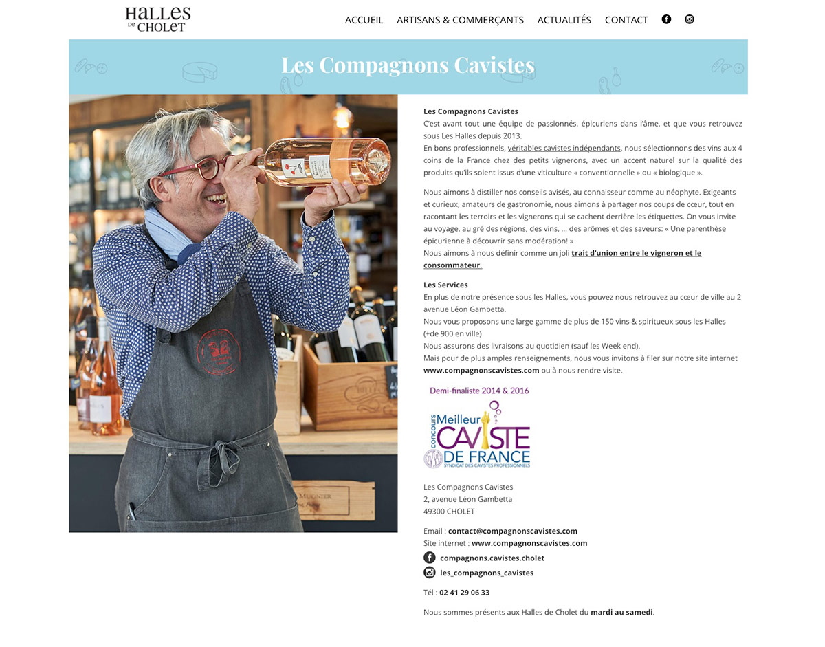les-halles-de-cholet-site-internet3 Agence de création digitale : site internet, création graphique